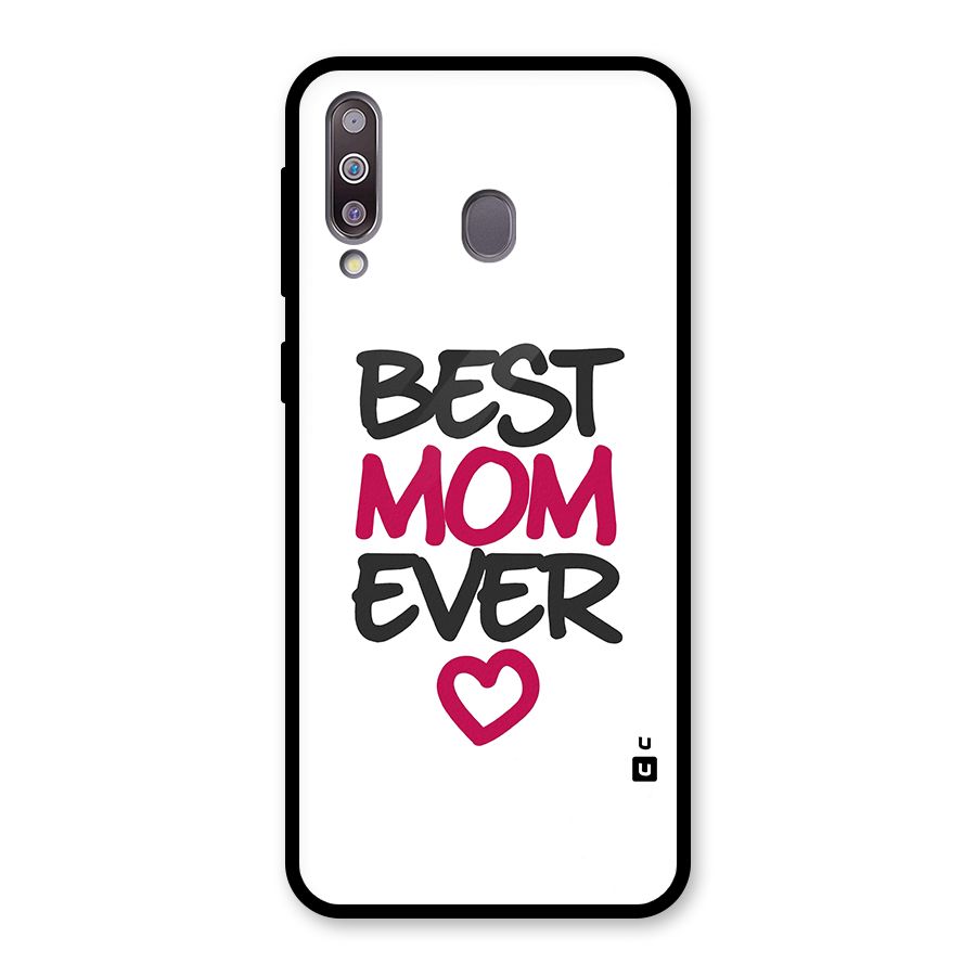 Best Mom Ever Glass Back Case for Galaxy M30