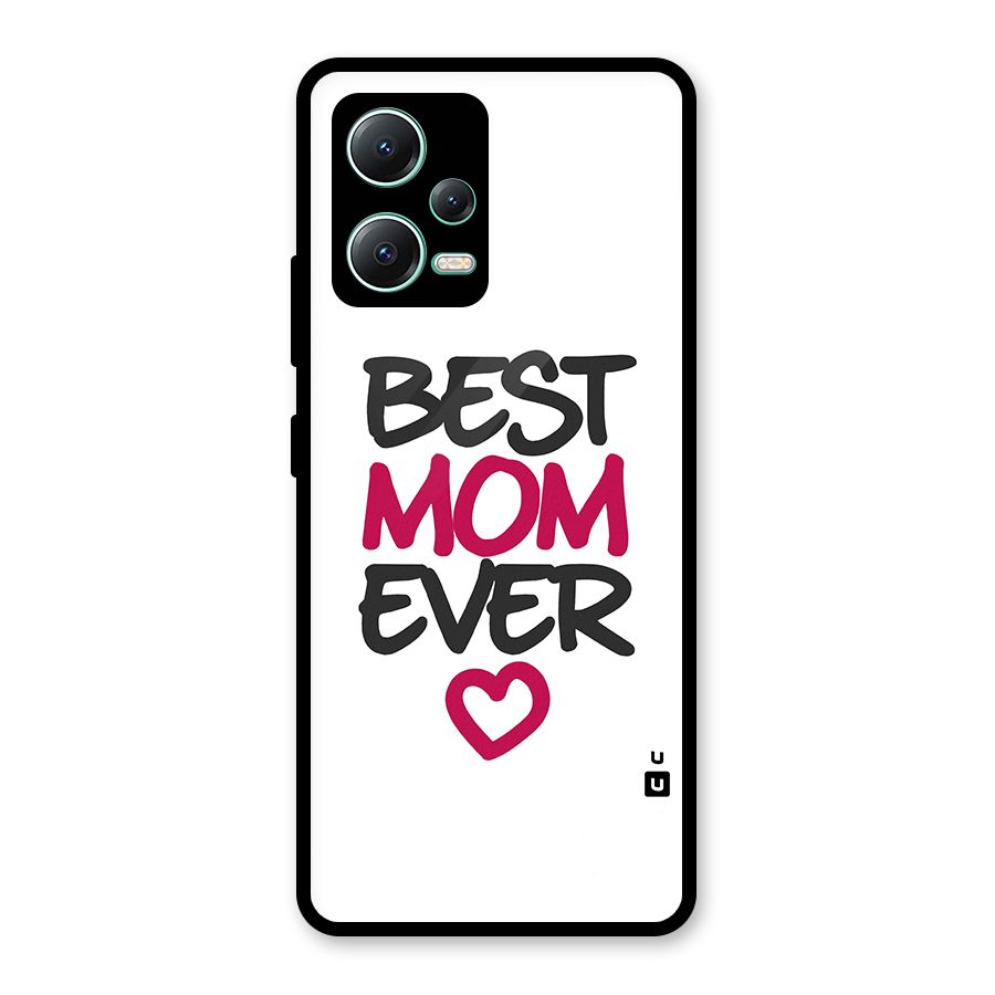Best Mom Ever Glass Back Case for Redmi Note 12 5G