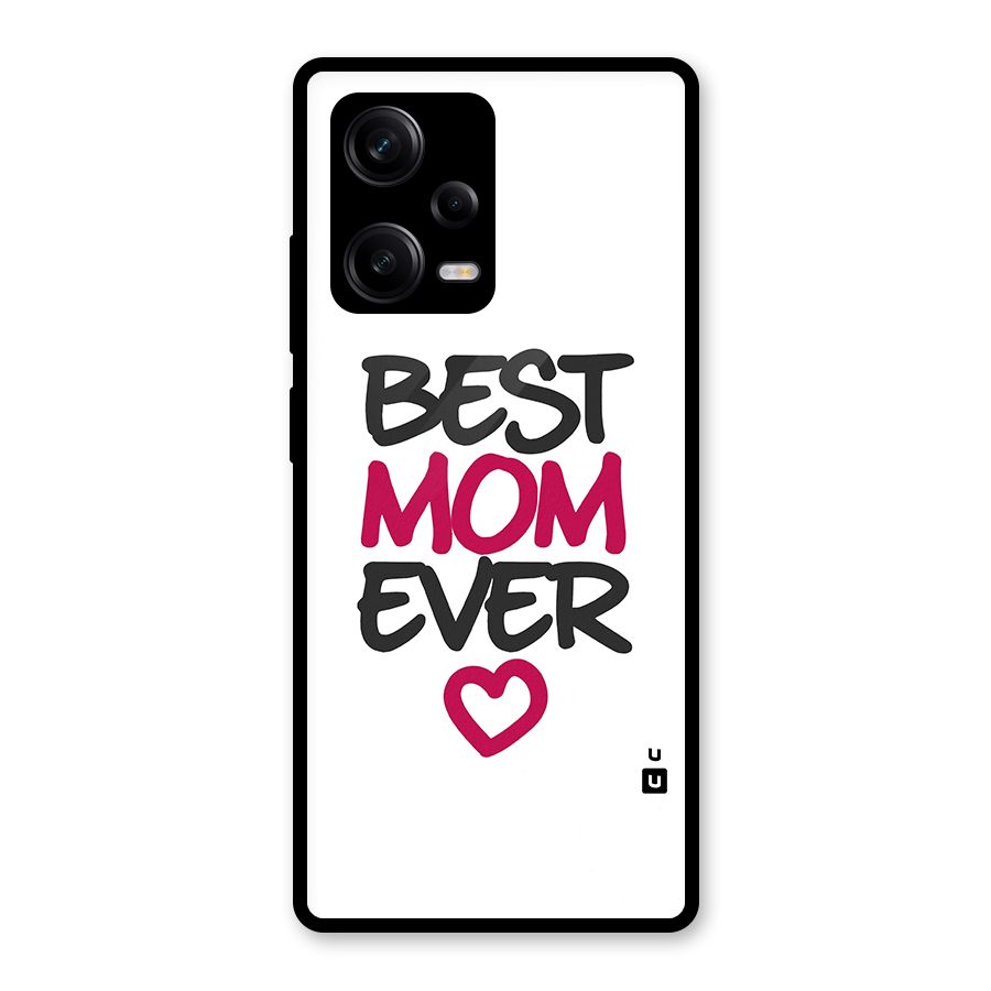 Best Mom Ever Glass Back Case for Redmi Note 12 Pro