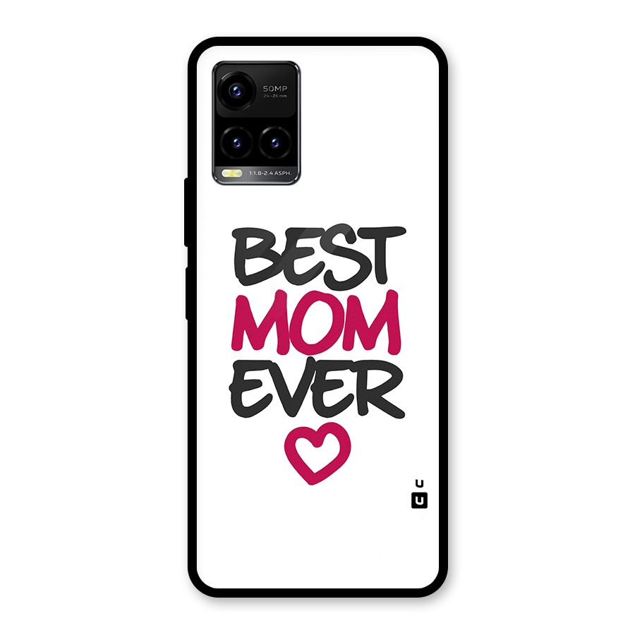 Best Mom Ever Glass Back Case for Vivo Y21T