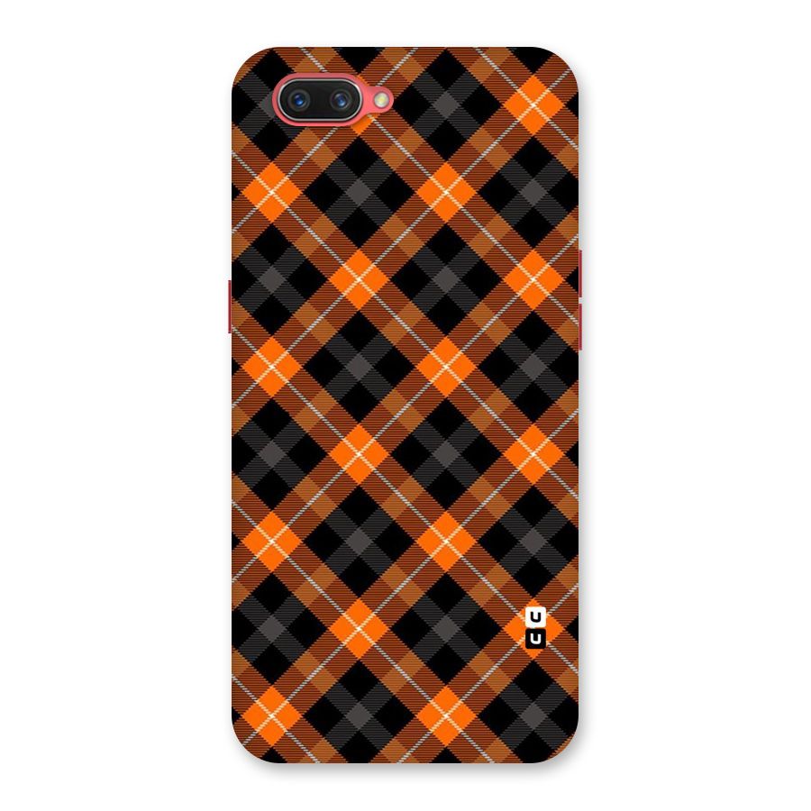Best Textile Pattern Back Case for Oppo A3s
