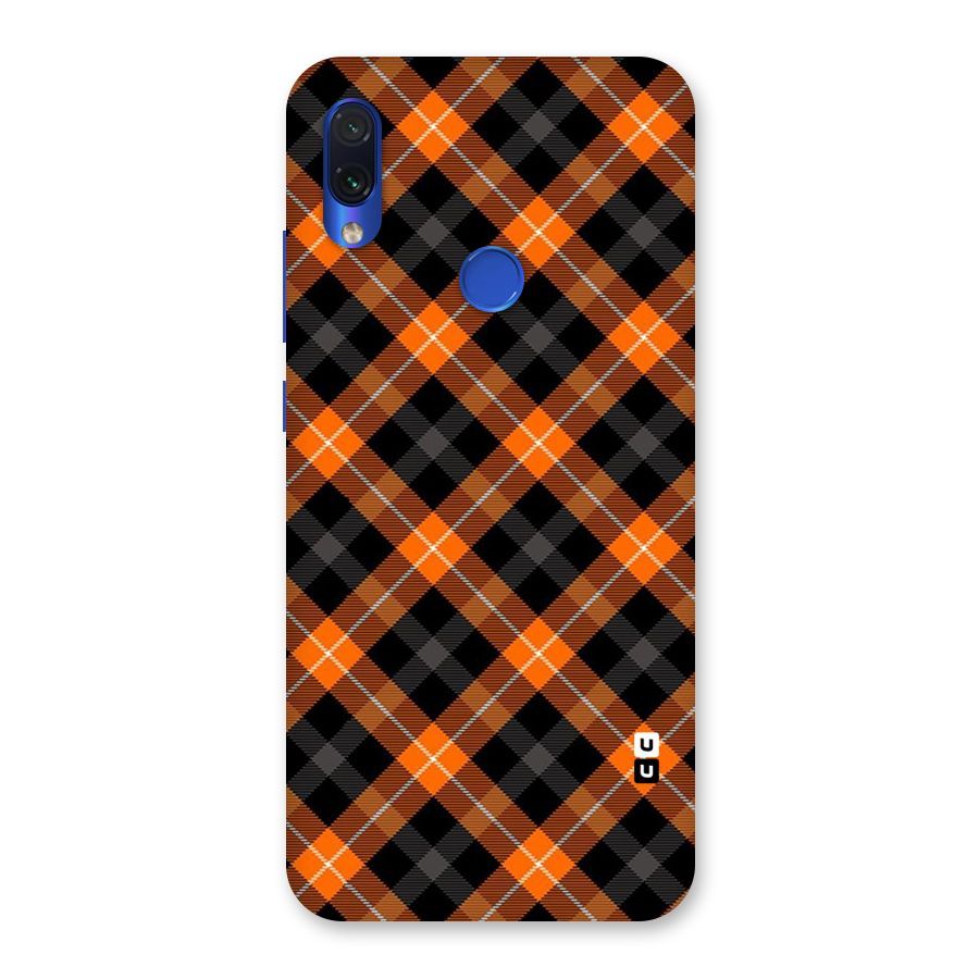 Best Textile Pattern Back Case for Redmi Note 7