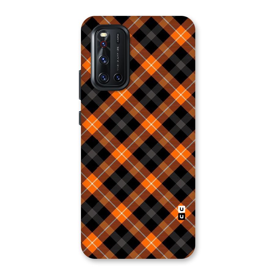 Best Textile Pattern Back Case for Vivo V19