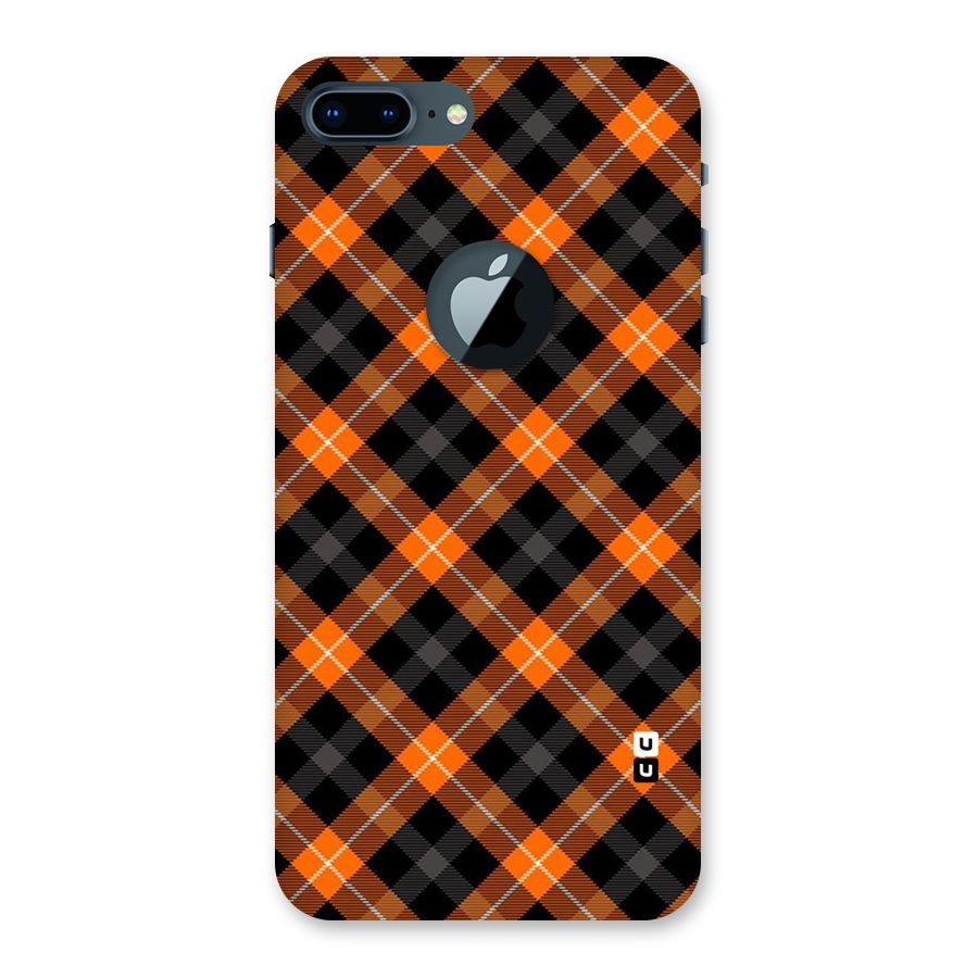 Best Textile Pattern Back Case for iPhone 7 Plus Logo Cut