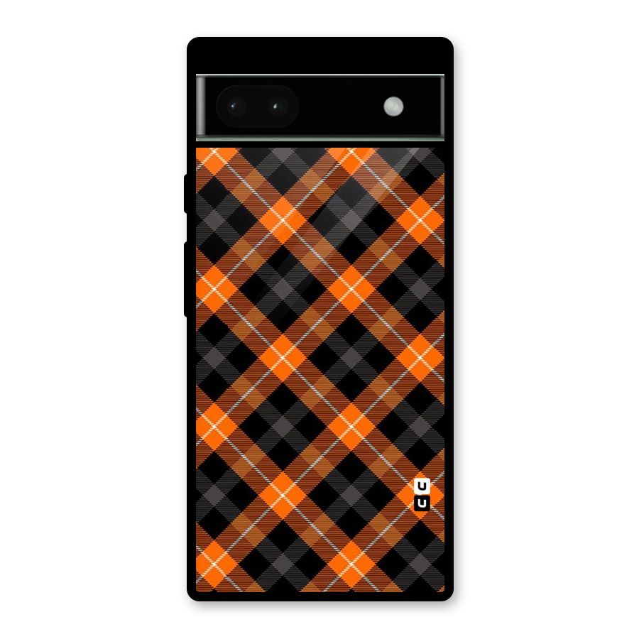 Best Textile Pattern Glass Back Case for Google Pixel 6a