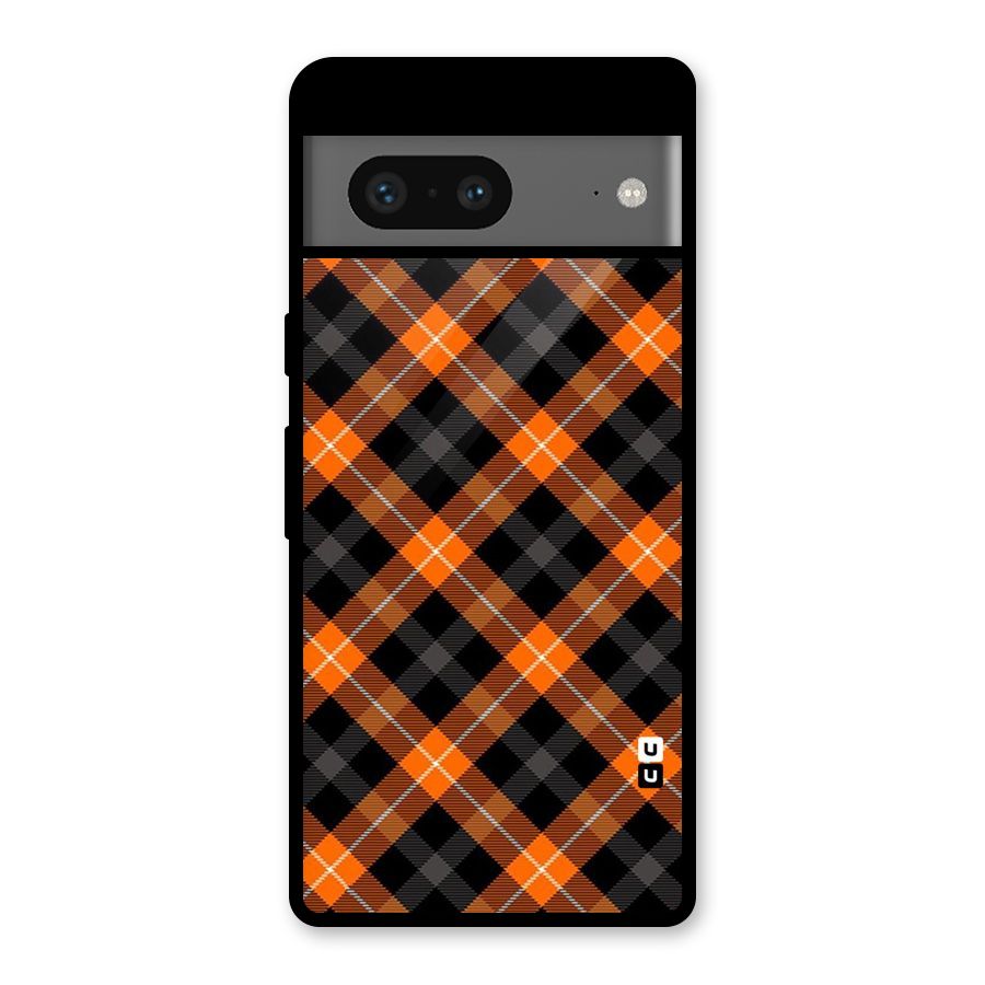 Best Textile Pattern Glass Back Case for Google Pixel 7