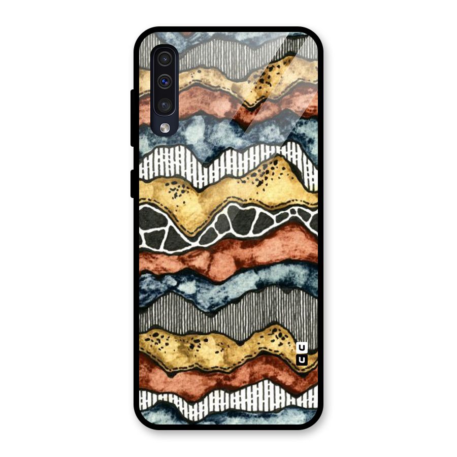 Best Texture Pattern Glass Back Case for Galaxy A50s