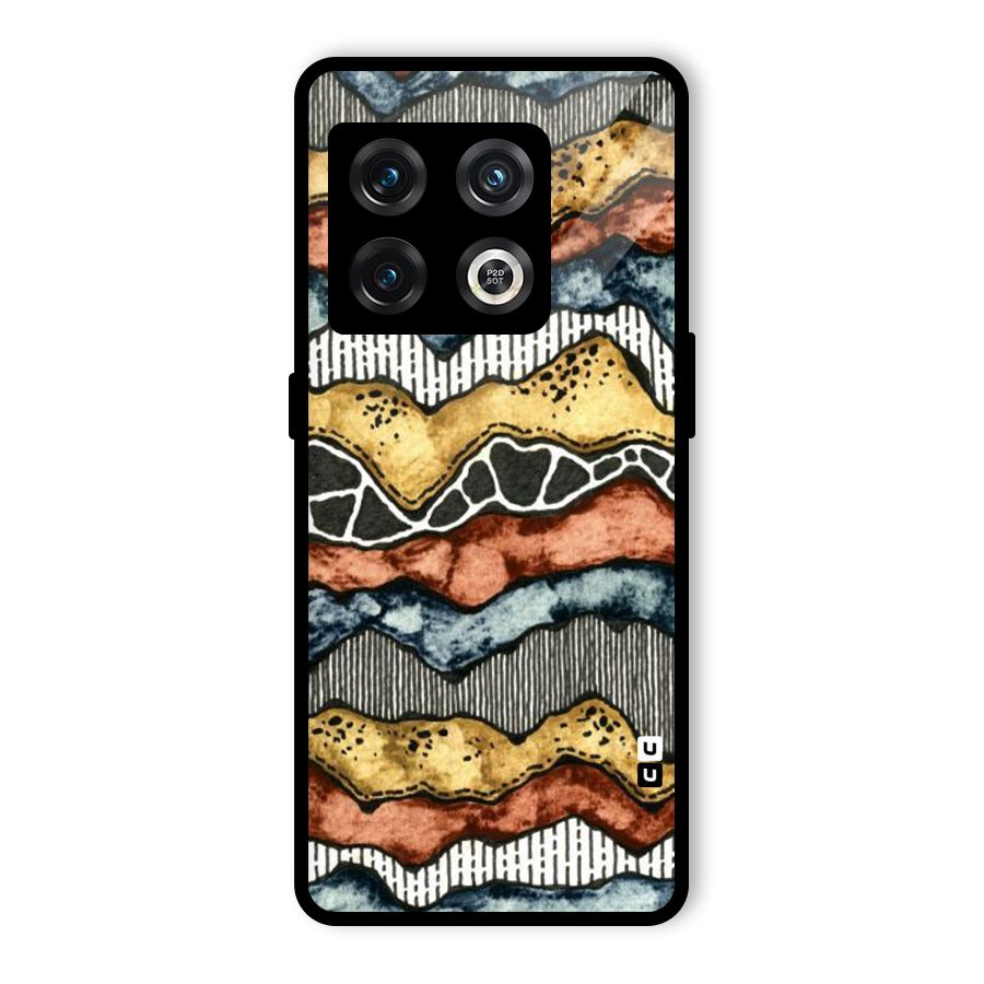Best Texture Pattern Glass Back Case for OnePlus 10 Pro 5G