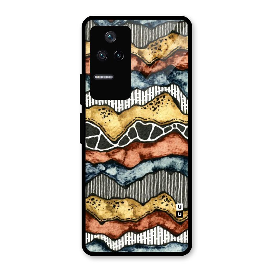 Best Texture Pattern Glass Back Case for Poco F4 5G
