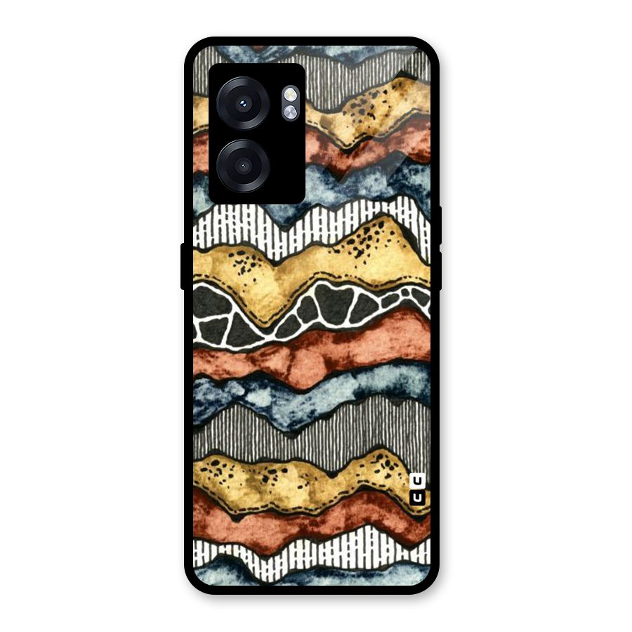 Best Texture Pattern Glass Back Case for Realme Narzo 50 5G