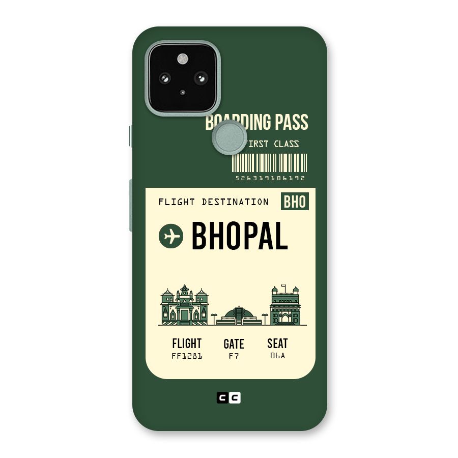 Bhopal Boarding Pass Back Case for Google Pixel 5