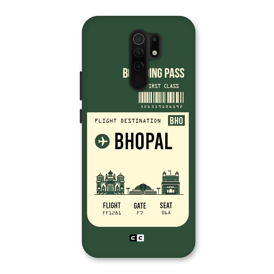 Bhopal Boarding Pass Back Case for Poco M2