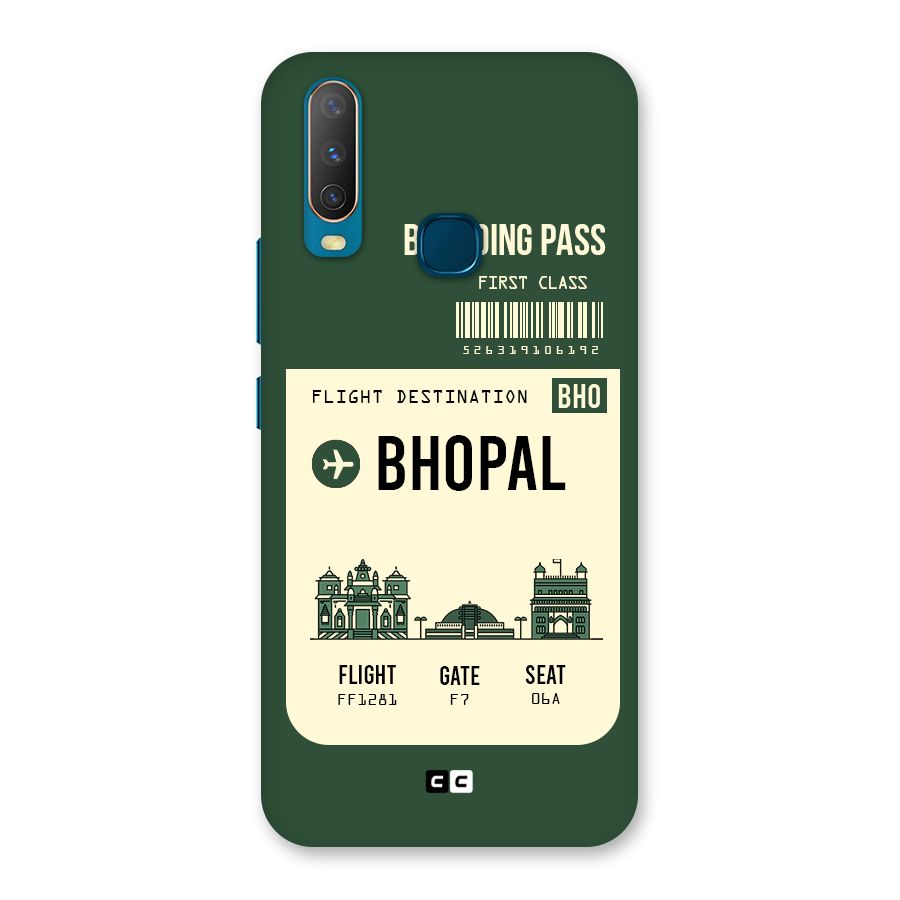 Bhopal Boarding Pass Back Case for Vivo U10