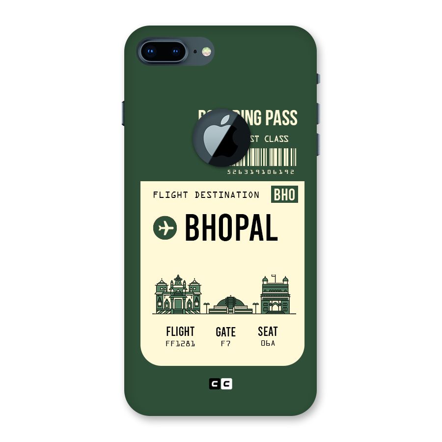 Bhopal Boarding Pass Back Case for iPhone 7 Plus Logo Cut