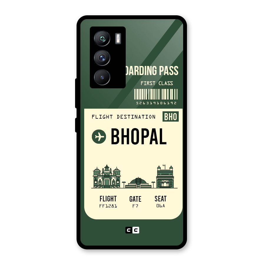 Bhopal Boarding Pass Glass Back Case for Vivo iQOO 9 SE