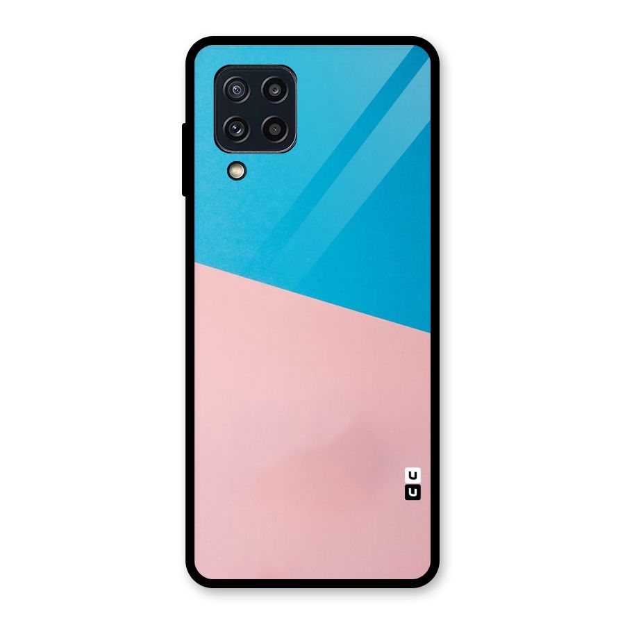 Bicolor Design Glass Back Case for Galaxy M32