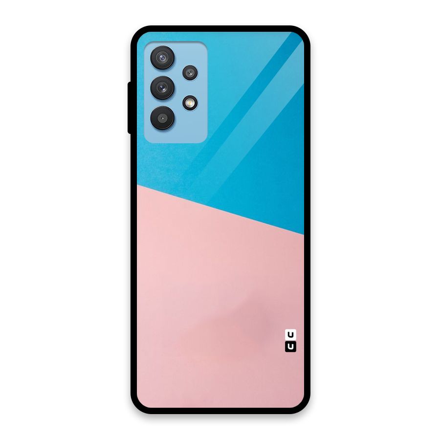 Bicolor Design Glass Back Case for Galaxy M32 5G