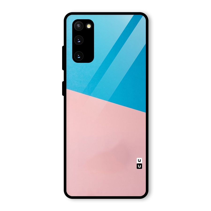 Bicolor Design Glass Back Case for Galaxy S20 FE 5G