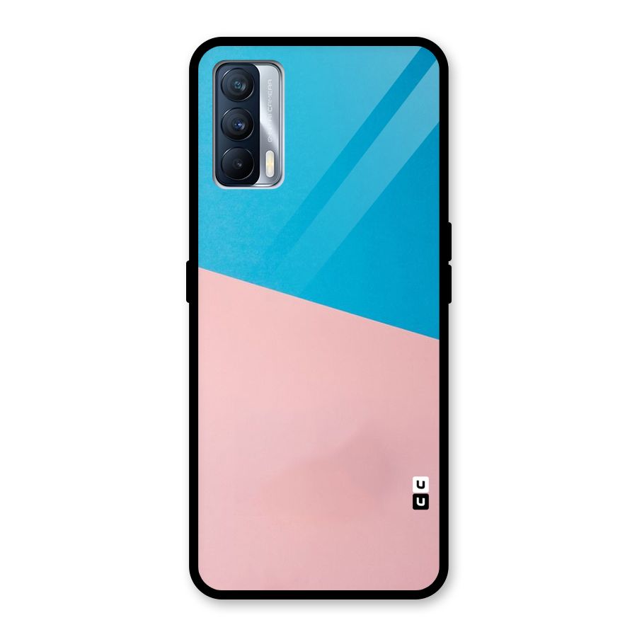 Bicolor Design Glass Back Case for Realme X7