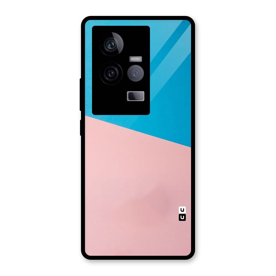 Bicolor Design Glass Back Case for Vivo iQOO 11 5G