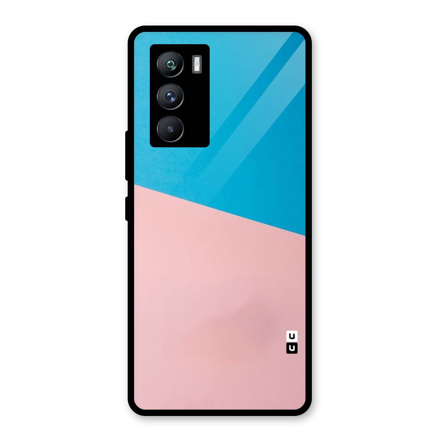 Bicolor Design Glass Back Case for Vivo iQOO 9 SE