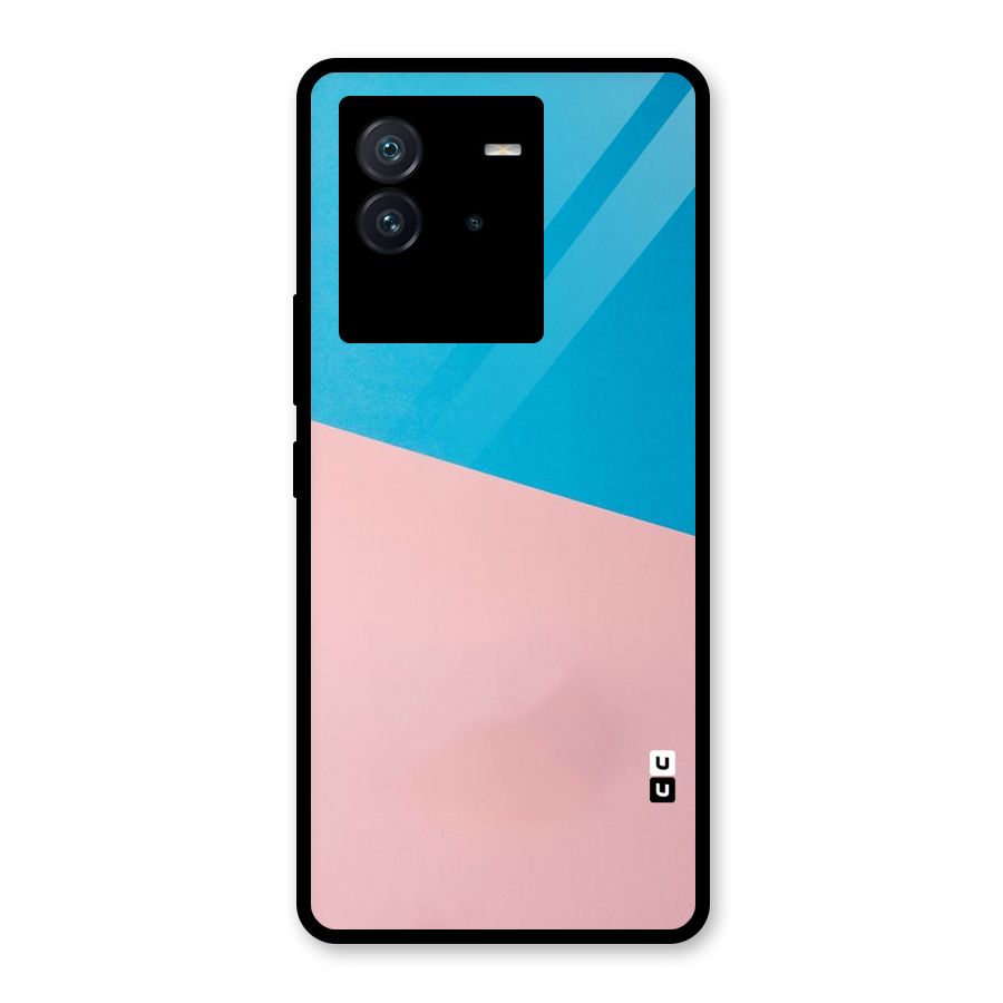 Bicolor Design Glass Back Case for Vivo iQOO Neo 6 5G