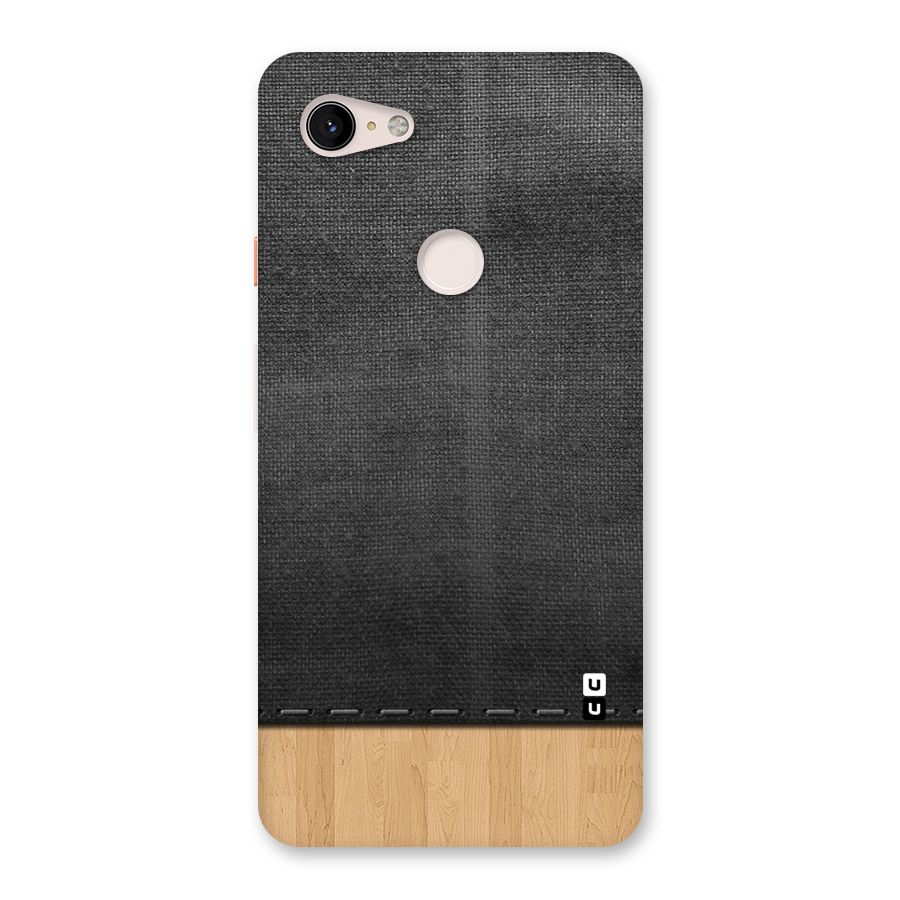 Bicolor Wood Texture Back Case for Google Pixel 3 XL