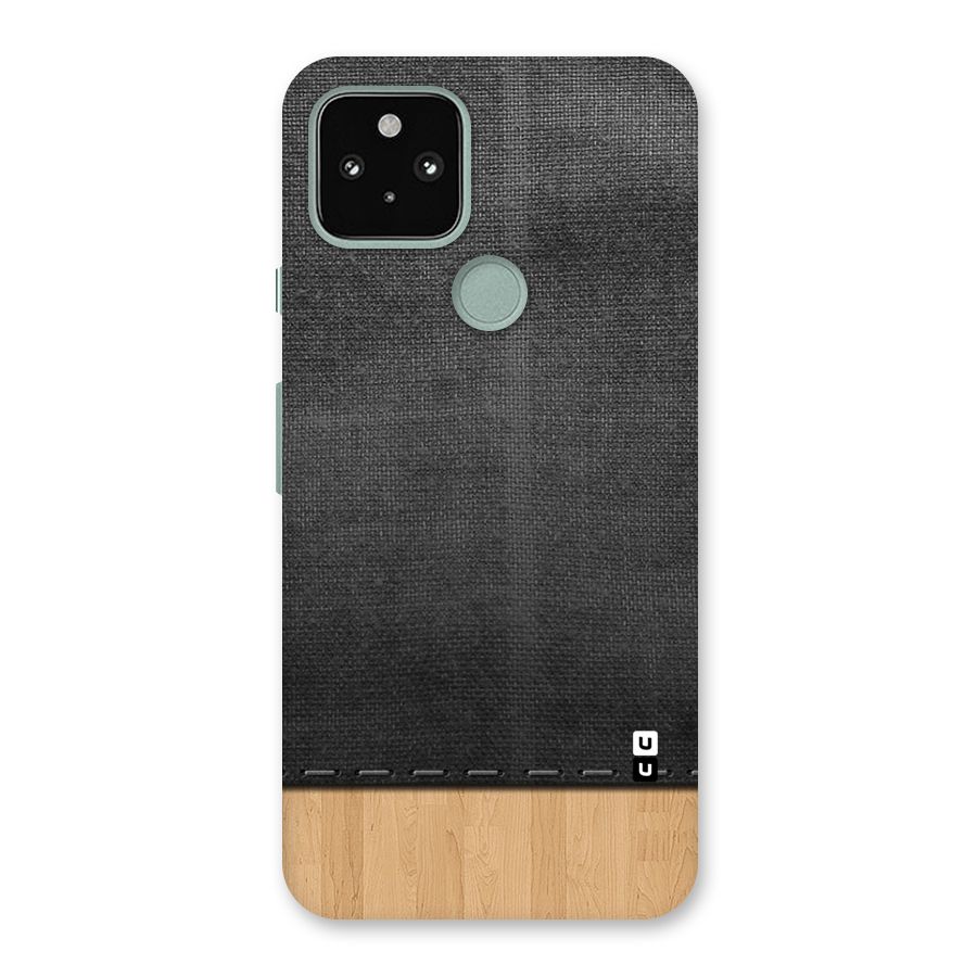 Bicolor Wood Texture Back Case for Google Pixel 5