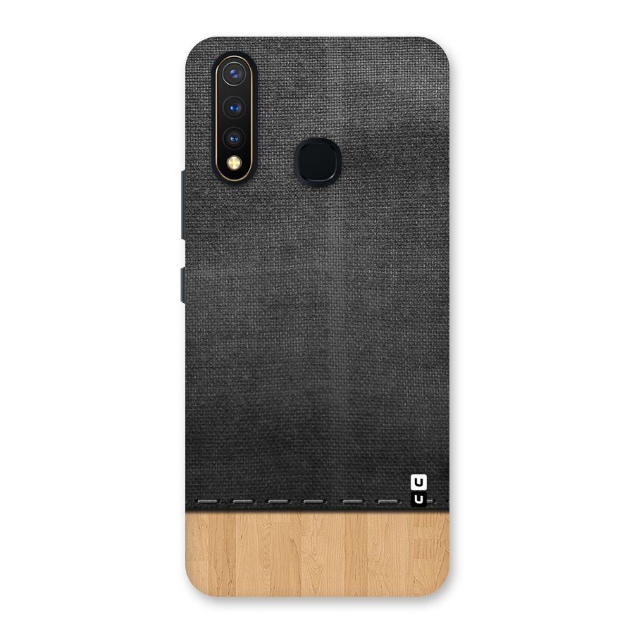 Bicolor Wood Texture Back Case for Vivo U20