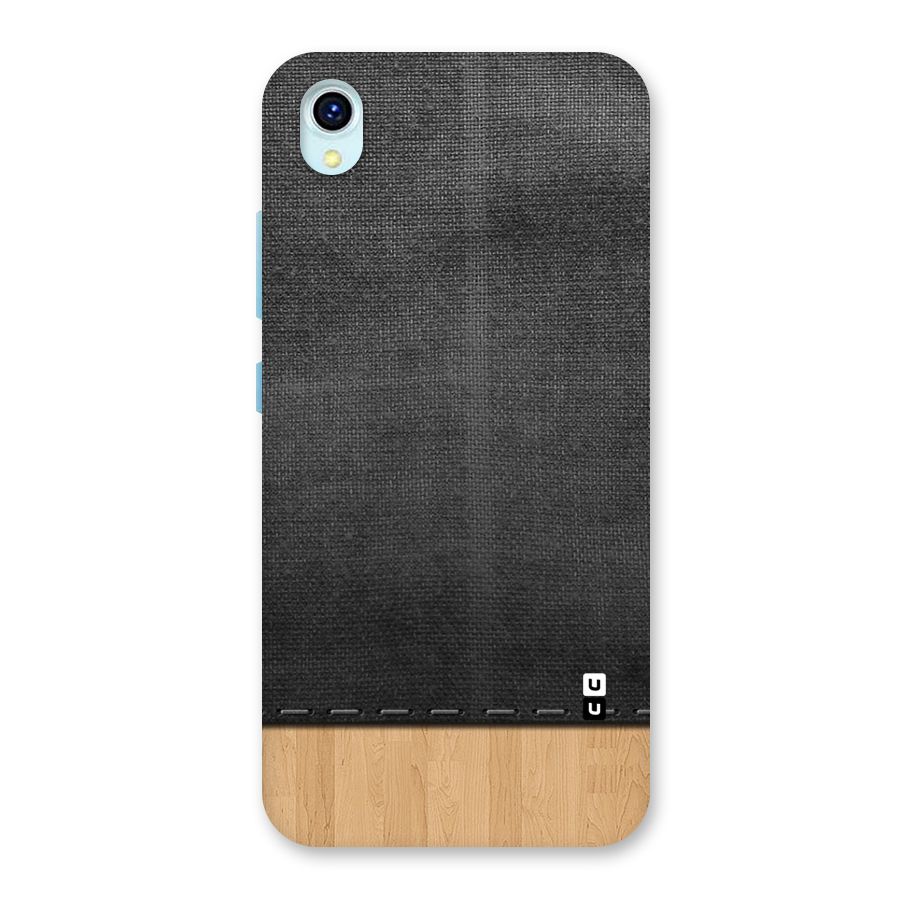 Bicolor Wood Texture Back Case for Vivo Y1s