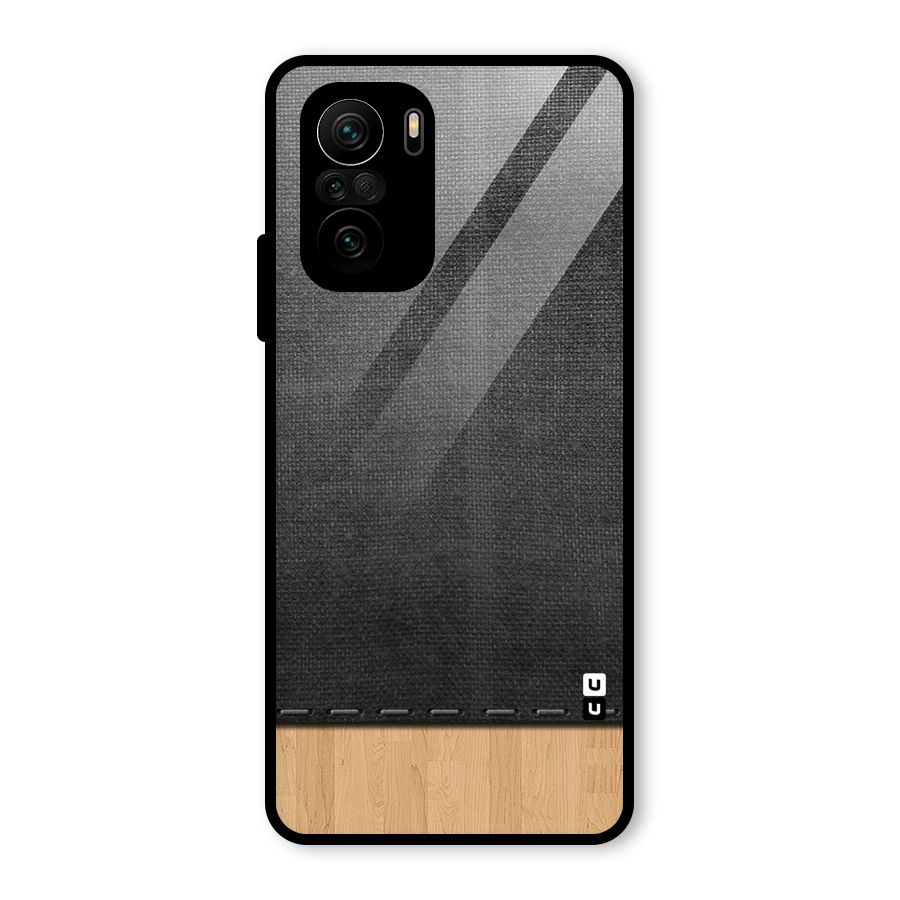 Bicolor Wood Texture Glass Back Case for Mi 11x