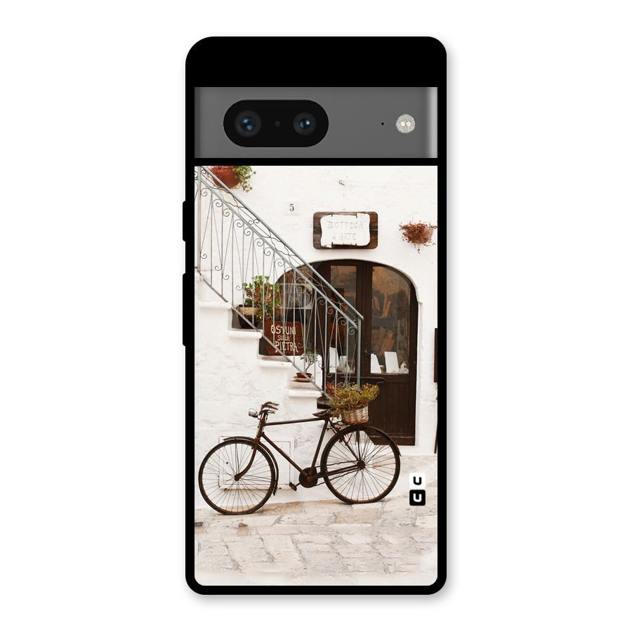 Bicycle Wall Glass Back Case for Google Pixel 7