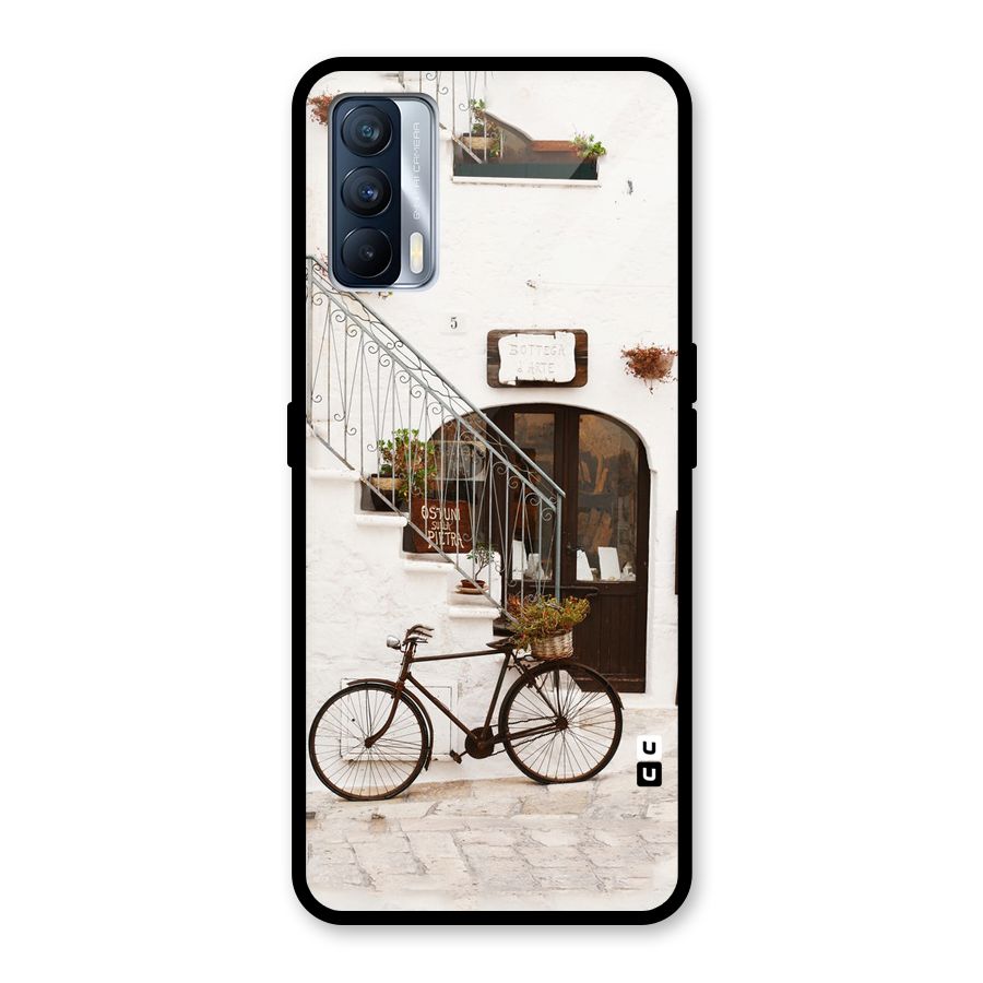 Bicycle Wall Glass Back Case for Realme X7