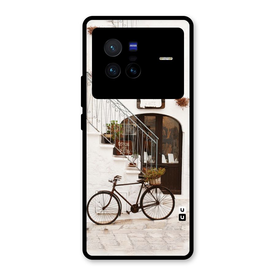 Bicycle Wall Glass Back Case for Vivo X80