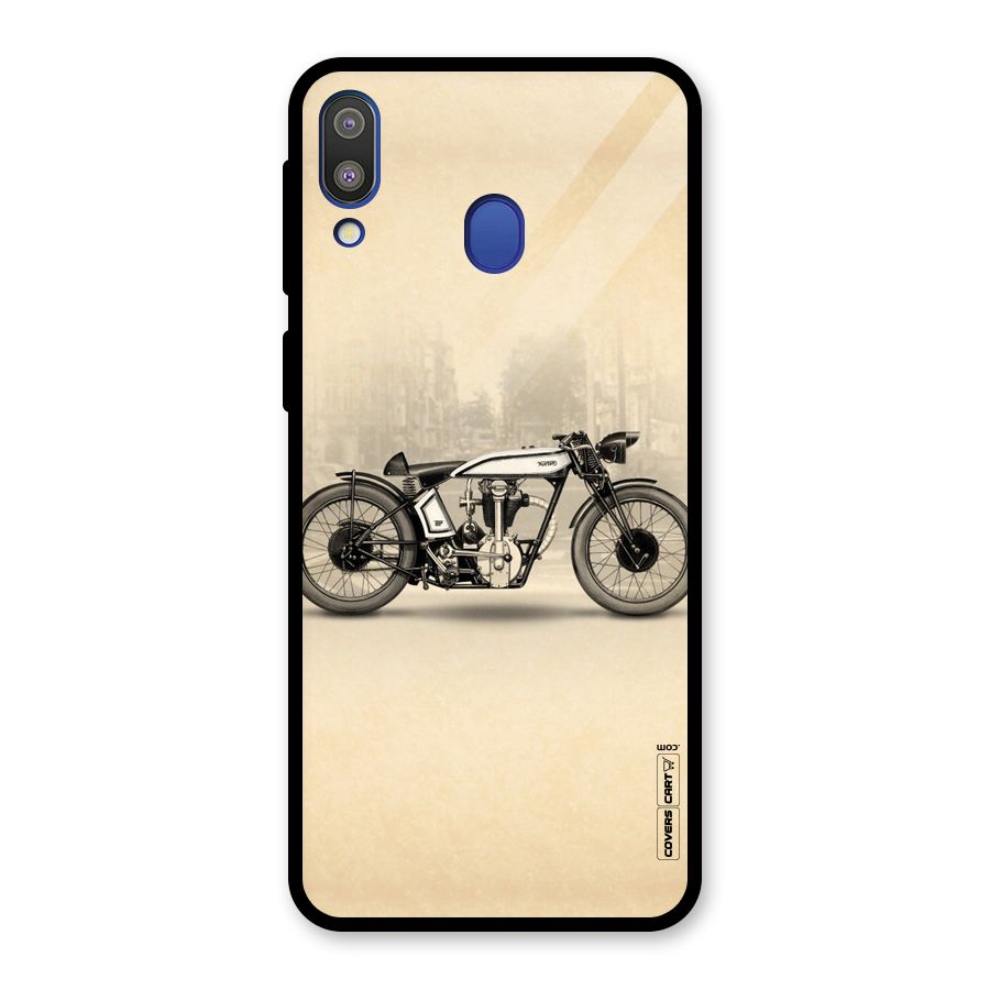 Bike Ride Glass Back Case for Galaxy M20