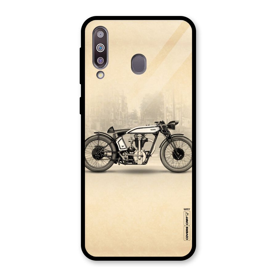 Bike Ride Glass Back Case for Galaxy M30