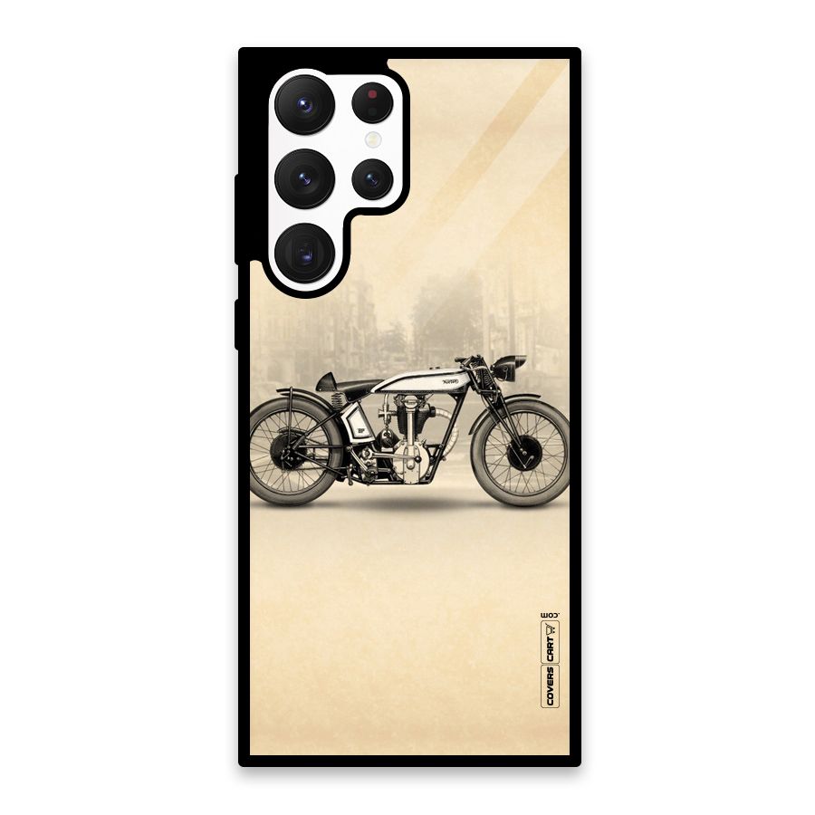 Bike Ride Glass Back Case for Galaxy S22 Ultra 5G
