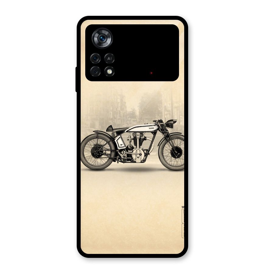 Bike Ride Glass Back Case for Poco X4 Pro 5G