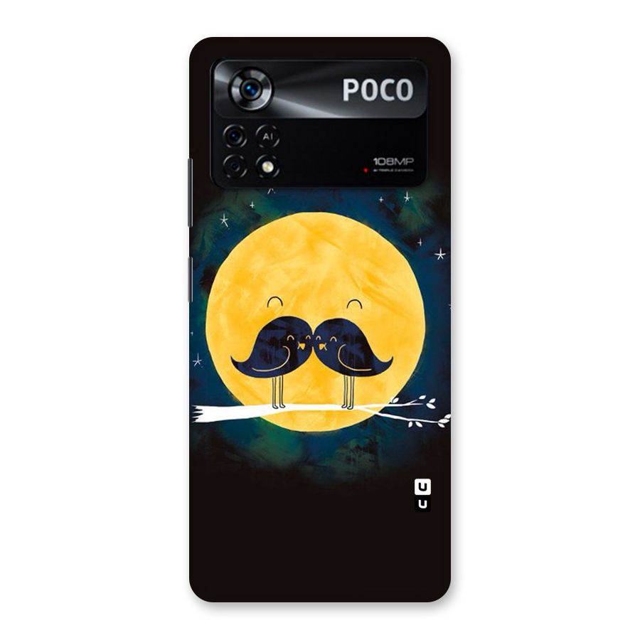 Bird Moustache Back Case for Poco X4 Pro 5G