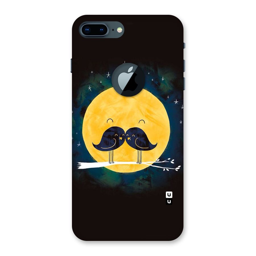 Bird Moustache Back Case for iPhone 7 Plus Logo Cut