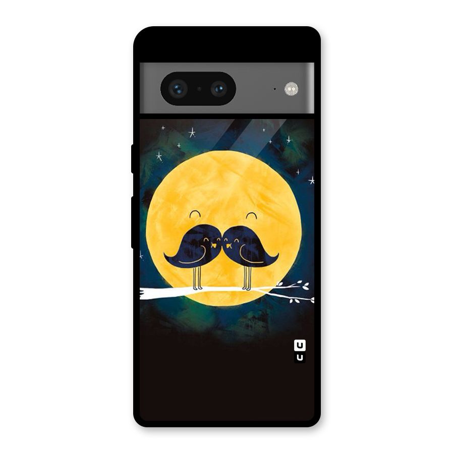 Bird Moustache Glass Back Case for Google Pixel 7