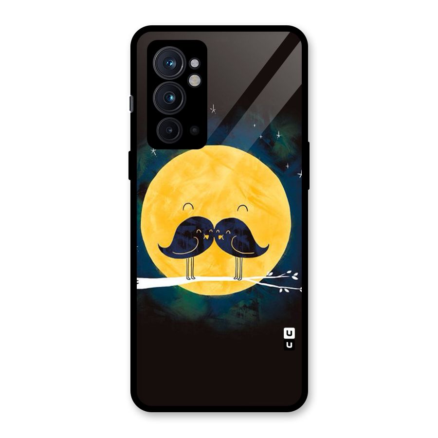 Bird Moustache Glass Back Case for OnePlus 9RT 5G