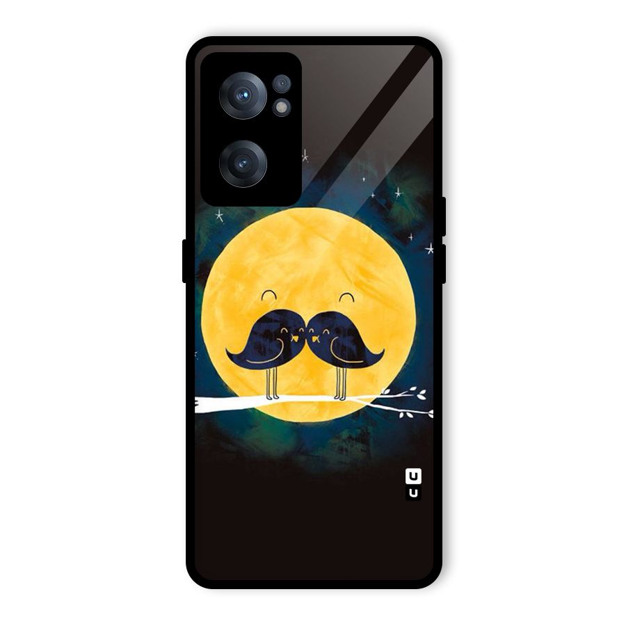 Bird Moustache Glass Back Case for OnePlus Nord CE 2 5G