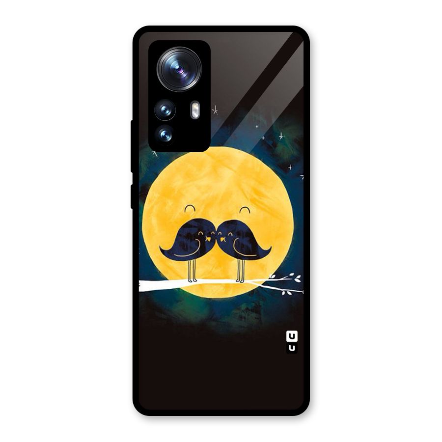 Bird Moustache Glass Back Case for Xiaomi 12 Pro