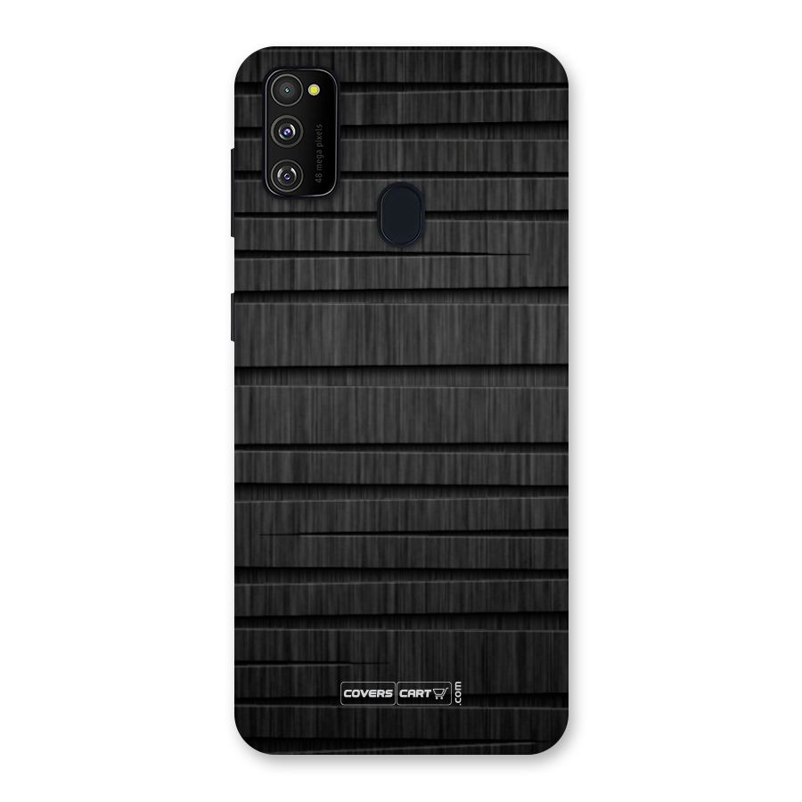 Black Abstract Back Case for Galaxy M30s
