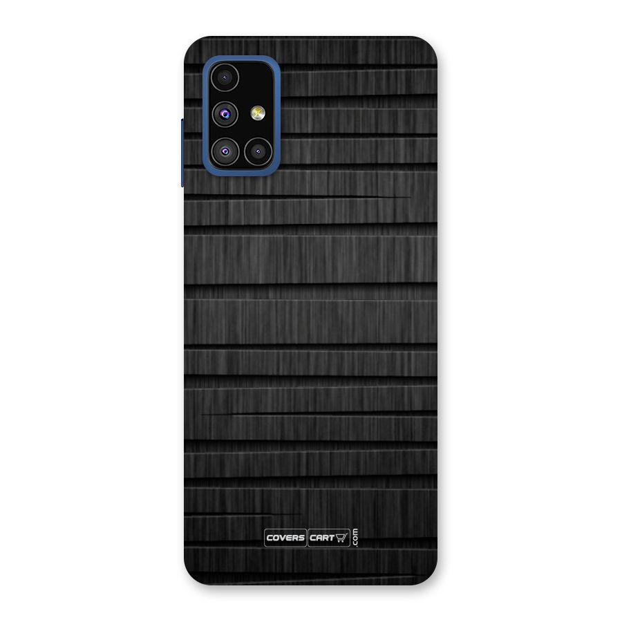 Black Abstract Back Case for Galaxy M51