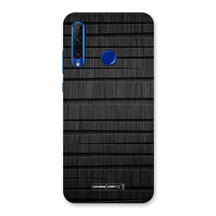 Black Abstract Back Case for Honor 20i