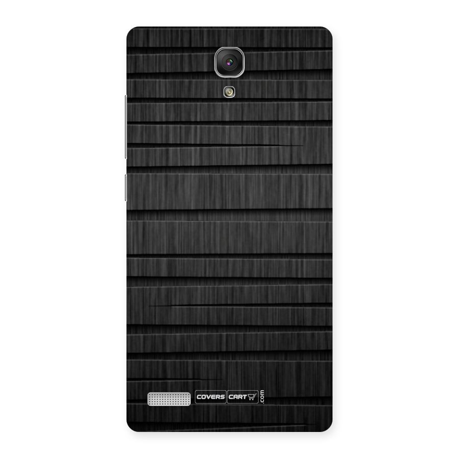 Black Abstract Back Case for Redmi Note