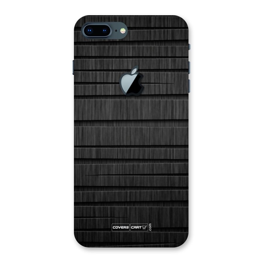 Black Abstract Back Case for iPhone 7 Plus Apple Cut