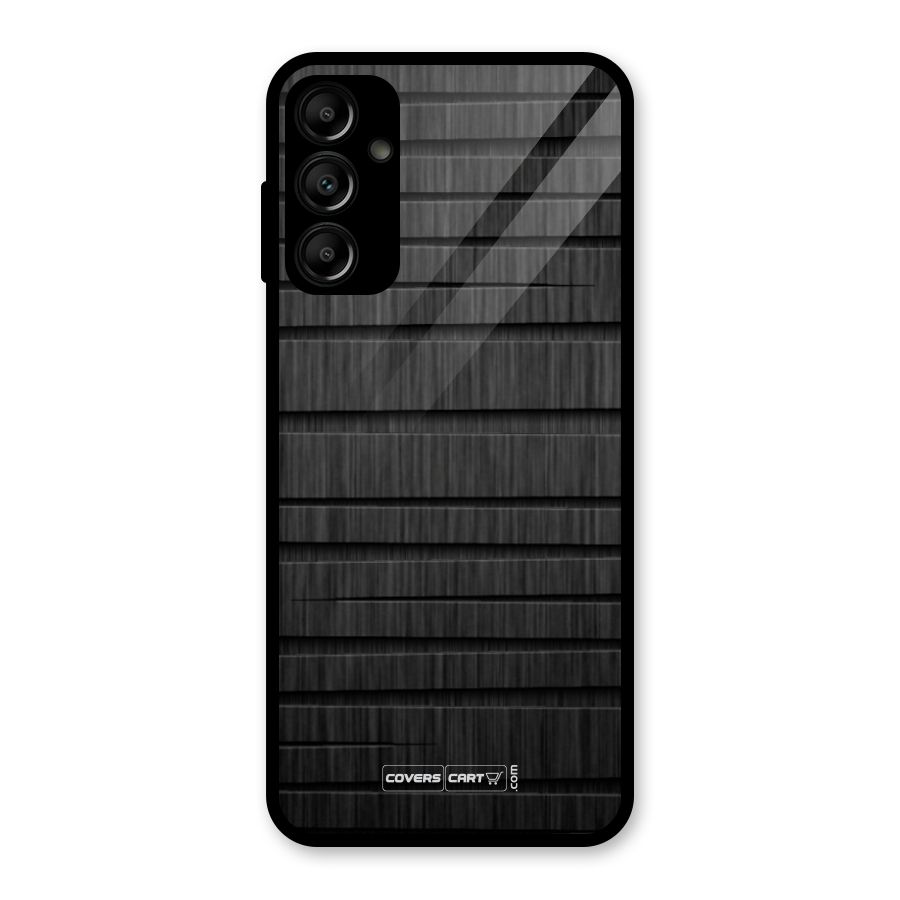 Black Abstract Glass Back Case for Galaxy A14 5G